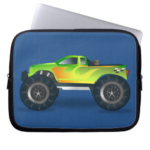 Protection Pour Ordinateur Portable Grande Monster Truck Speedway-amoureux de la conce