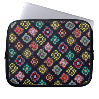 Protection Pour Ordinateur Portable Granny carrés