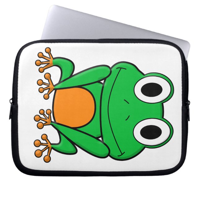 Protection Pour Ordinateur Portable Grenouille (Devant)