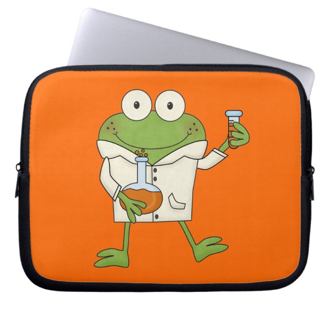 Protection Pour Ordinateur Portable Grenouille de laboratoire (Devant)