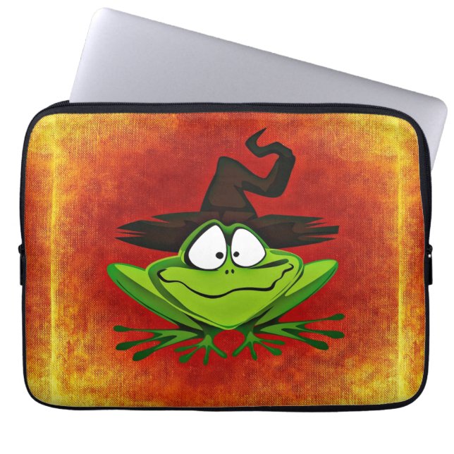 Protection Pour Ordinateur Portable Grenouille en cuisine (Devant)