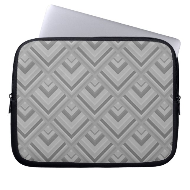 Protection Pour Ordinateur Portable Grey scale pattern (Devant)