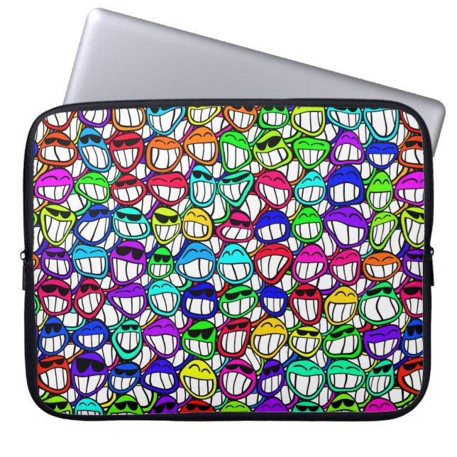 PROTECTION POUR ORDINATEUR PORTABLE GROUPE D'FACES COOL (Devant)