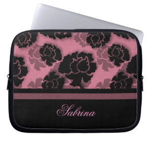 Protection Pour Ordinateur Portable Grungy Floral Decadence Electronique Sac, Rose