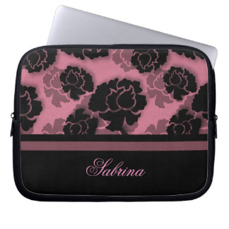 Protection Pour Ordinateur Portable Grungy Floral Decadence Electronique Sac, Rose