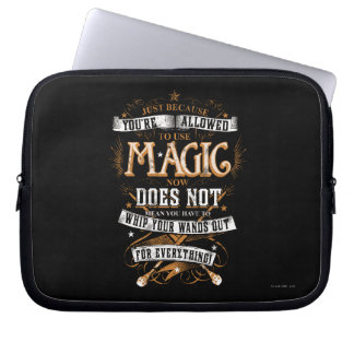 Protection Pour Ordinateur Portable Harry Potter Spell | Juste parce que vous êtes aut