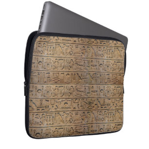 Protection Pour Ordinateur Portable Héroglyphes égyptien antique Designer Sleeve