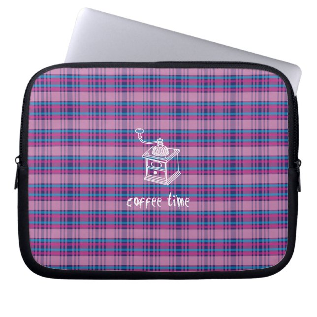 Protection Pour Ordinateur Portable heure du café (Devant)