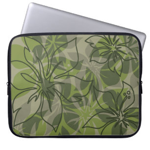 Protection Pour Ordinateur Portable Hibiscus d'Olowalu Néoprène hawaïen