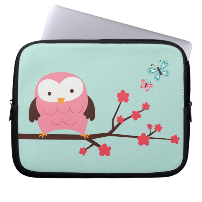 Protection Pour Ordinateur Portable Hibou de ressort (Devant)