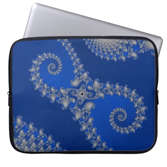 Protection Pour Ordinateur Portable Hippocampe d'argent (Devant)