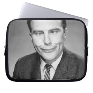 Protection Pour Ordinateur Portable Homme faisant le visage