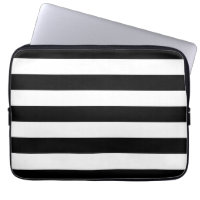 Horizontal Black And White Stripes