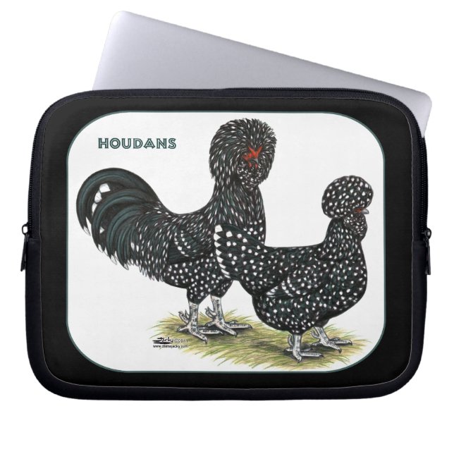Protection Pour Ordinateur Portable Houdan Chickens (Devant)