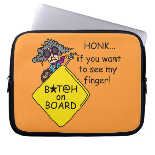 Protection Pour Ordinateur Portable Humour de rage de route