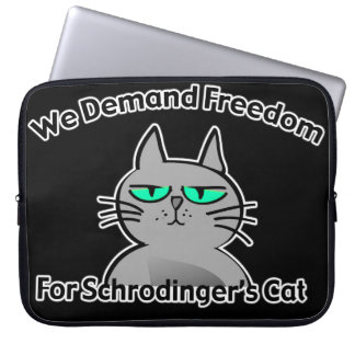Protection Pour Ordinateur Portable Humour drôle de geek du chat de Schrodinger