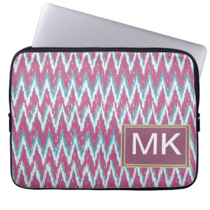 Protection Pour Ordinateur Portable ikat zigzag, effet12.ai