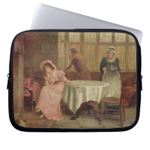 Protection Pour Ordinateur Portable "Il viennent ?" (huile sur la toile)