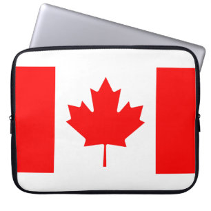 Protection Pour Ordinateur Portable Image du drapeau canadien pour le manchons d'ordin