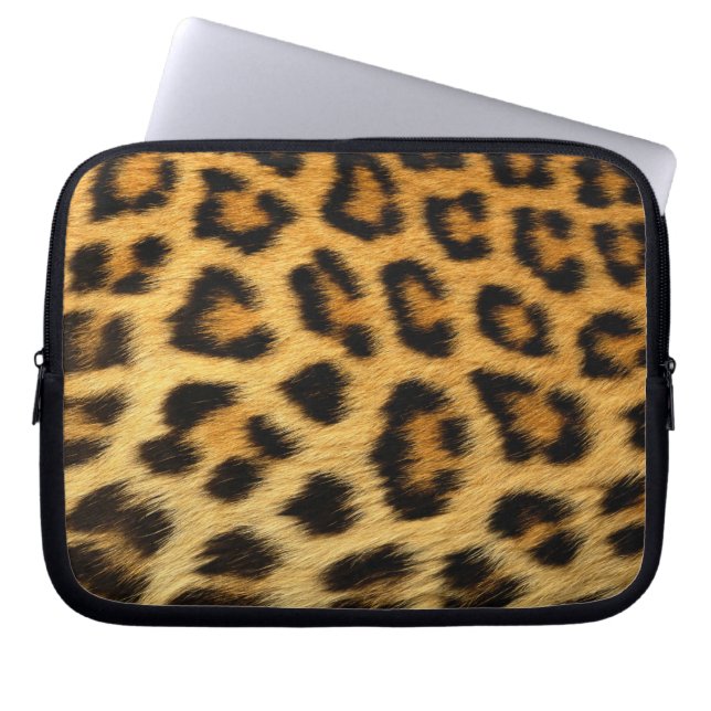 Protection Pour Ordinateur Portable Impression de fourrure Leopard (Devant)