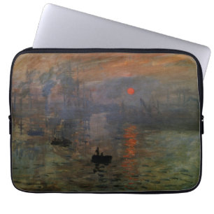 Protection Pour Ordinateur Portable Impression Sunrise par Claude Monet, Art Vintage