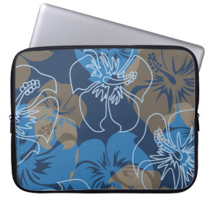 Protection Pour Ordinateur Portable Iniki Point Hawaïen Hibiscus Néoprène