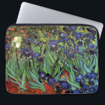 Protection Pour Ordinateur Portable Irises de Vincent van Gogh, Jardin Vintage<br><div class="desc">Irises (1889) de Vincent van Gogh est une peinture vintage à fleurs de paysage de post impressionnisme d'art, représentant un jardin aux iris à barbe violet poussant par des pavots orange. Une seule fleur d'iris blanc fleurit au bord. À propos de l'artiste : Vincent Willem van Gogh (1853-1890) fut l'un...</div>