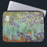 Protection Pour Ordinateur Portable Irises par Vincent van Gogh<br><div class="desc">Irises (1889) de Van Gogh est un post impressionnisme vintage de peinture de nature fleurie d'art. Un groupe d'iris à barbe violet et une seule fleur d'iris blanc poussent dans un jardin. C'était l'une de ses premières peintures alors qu'il était à l'asile à Saint-Rémy-de-Provence. En 1987, il est devenu le...</div>