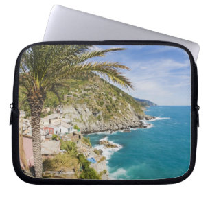Protection Pour Ordinateur Portable Italie, Cinque Terre, Vernazza, ville à flanc de 