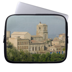 Protection Pour Ordinateur Portable Italie, Sicile, Enna, vue de la ville depuis Rocca