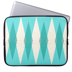 Protection Pour Ordinateur Portable Jacquard moderne du milieu du siècle