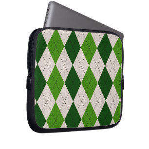Protection Pour Ordinateur Portable Jacquard vert