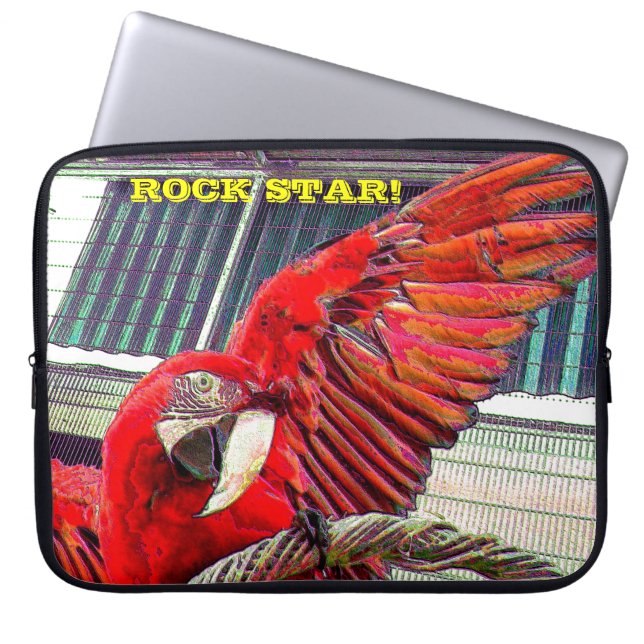 Protection Pour Ordinateur Portable Jake the Rock Star ! (Devant)