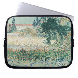 Protection Pour Ordinateur Portable Jardin de Vincent van Gogh en fleur, Arles, 1888