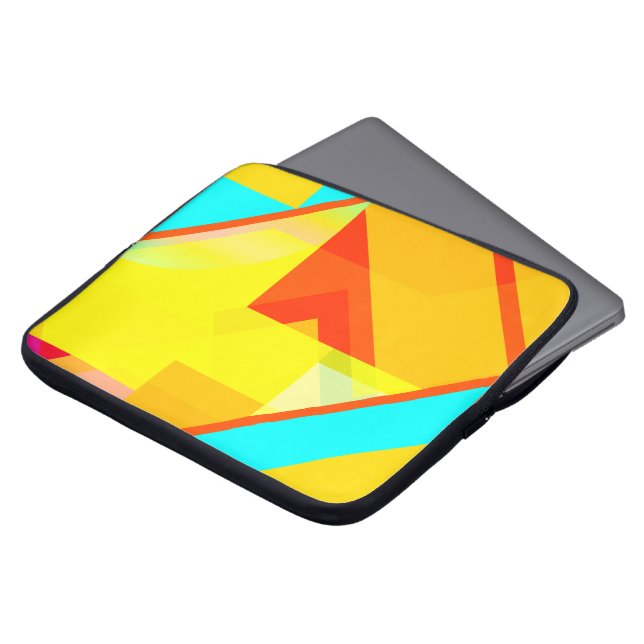 Protection Pour Ordinateur Portable jaune bipolaire (Devant haut)