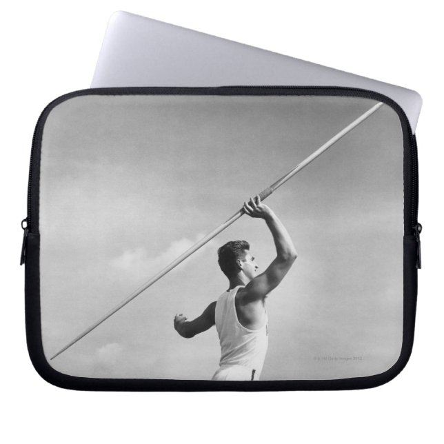 Protection Pour Ordinateur Portable Javelot de lancement d'homme (Devant)