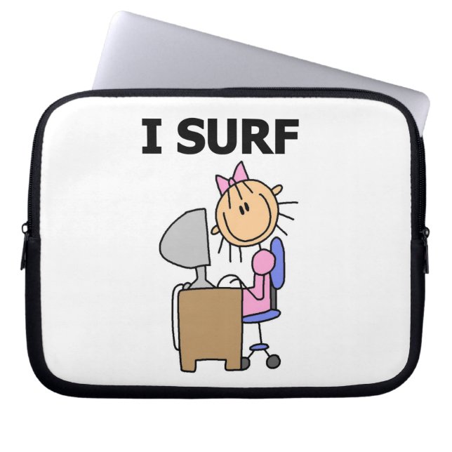 Protection Pour Ordinateur Portable Je surfe sur le Web (Devant)