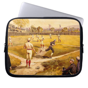 Protection Pour Ordinateur Portable Jeu de baseball vintage