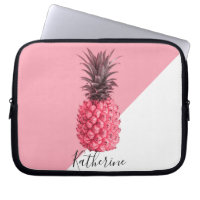 Jolie ceinture tropicale rose et blanc ananas