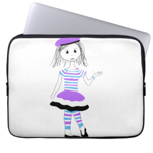 Protection Pour Ordinateur Portable Jolie Miss Fashionista