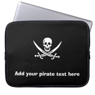Protection Pour Ordinateur Portable Jolly roger drapeau de pirate