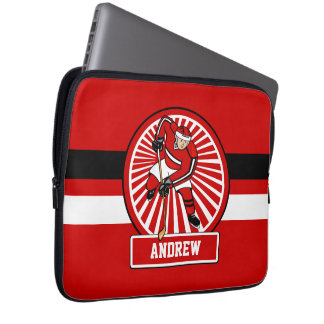 Protection Pour Ordinateur Portable Joueur de hockey sur glace personnalisé