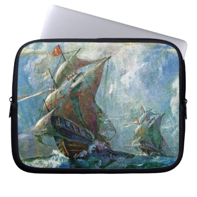 Protection Pour Ordinateur Portable Jour de Columbus (Devant)