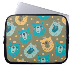 Protection Pour Ordinateur Portable Joyeux Ours Kings