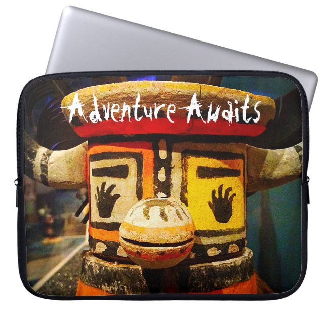 Protection Pour Ordinateur Portable Kachina Doll Face Photo Aventure Await mignonne Bo (Devant)