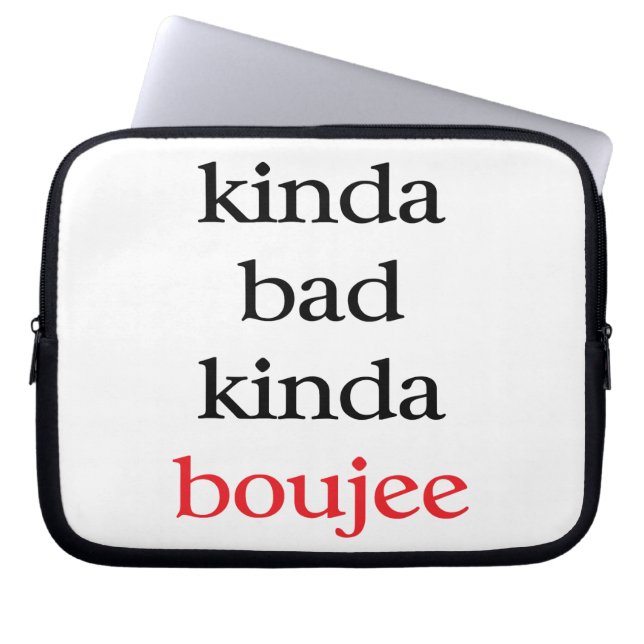 Protection Pour Ordinateur Portable Kinda Boujee (Devant)