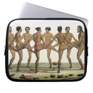 Protection Pour Ordinateur Portable La danse des insulaires de Caroline, plaquent 22
