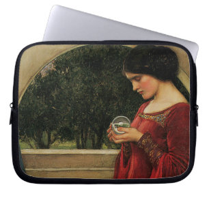 Protection Pour Ordinateur Portable La femme à la boule de cristal de Waterhouse