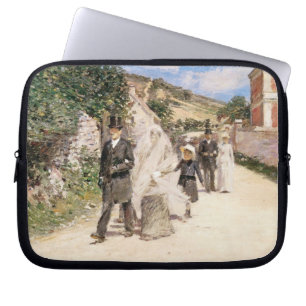 Protection Pour Ordinateur Portable La Marche Nuptiale par Robinson, Jeunes Mariés Vin