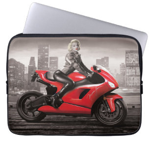 Protection Pour Ordinateur Portable La moto de Marilyn